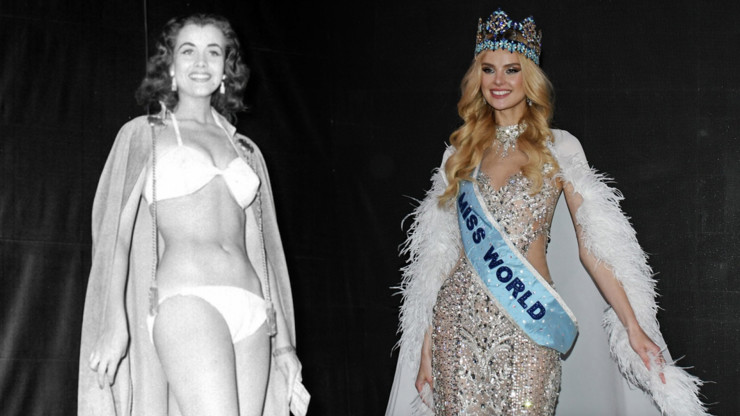 Miss World v průběhu let.