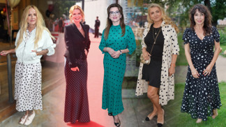 Puntíky v outfitech českých hvězd: Hanka Heřmánková i Dana Morávková je umí nosit prudce elegantně