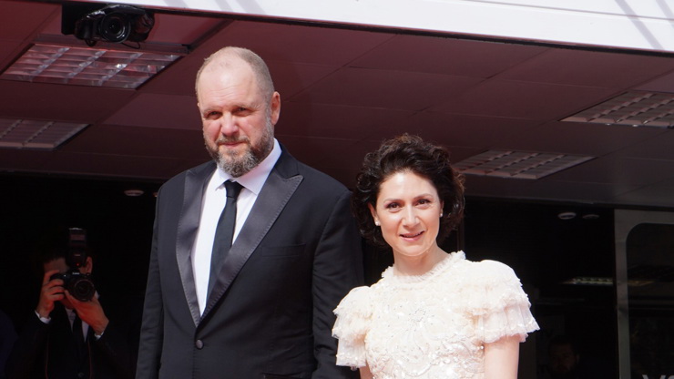 Martha Issová s partnerem Davidem Ondříčkem.