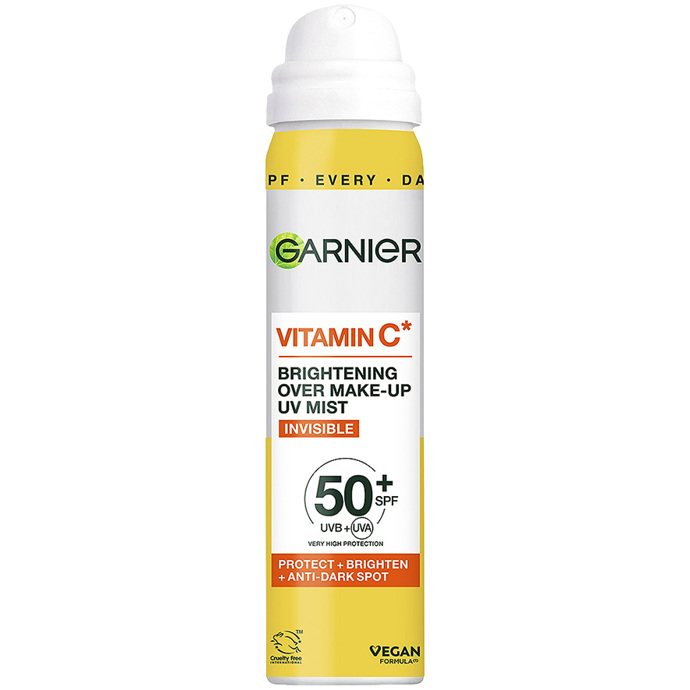 Rozjasňující ochranná pleťová mlha Vitamin C SPF 50+, Garnier, 75 ml, 279 Kč