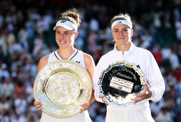 Wimbledonské finále dvou českých tenistek se zapsalo do historie Wimbledonské finále dvou českých tenistek se zapsalo do historie