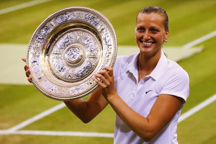 Kvitová je dvojnásobnou vítězkou Wimbledonu Kvitová je dvojnásobnou vítězkou Wimbledonu