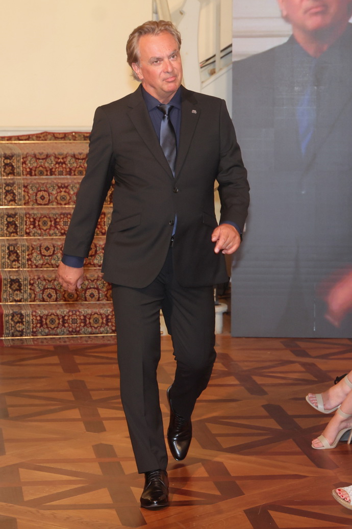 Herec Tomáš Matonoha byl hvězdou módní přehlídky.