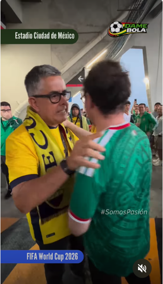 Fanoušek Ekvádoru byl pořádně rozzuřený.