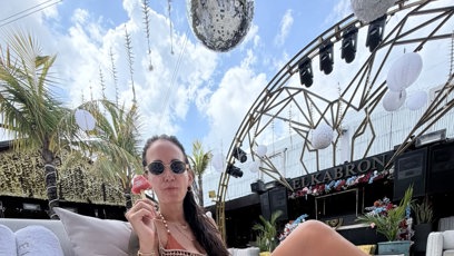FOTO: Agáta Hanychová si užívá na Bali.