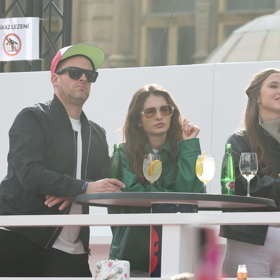 Jakub Prachař a Sara Sandeva v Matonni Life Baru.