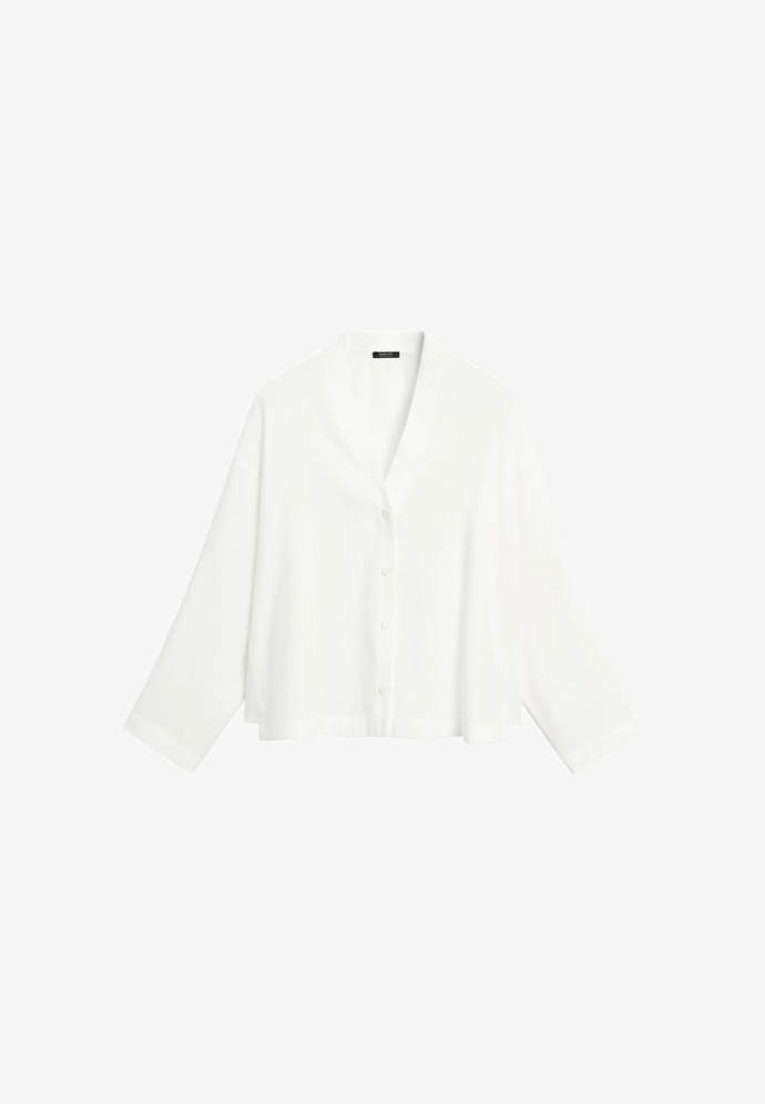Halenka ze směsi lnu a viskózy, Massimo Dutti, 2000 Kč
