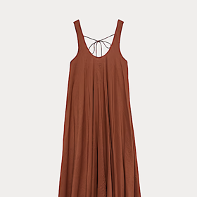 Maxi objemné plážové šaty z čisté bavlny, Marks&Spencer, 1599 Kč 