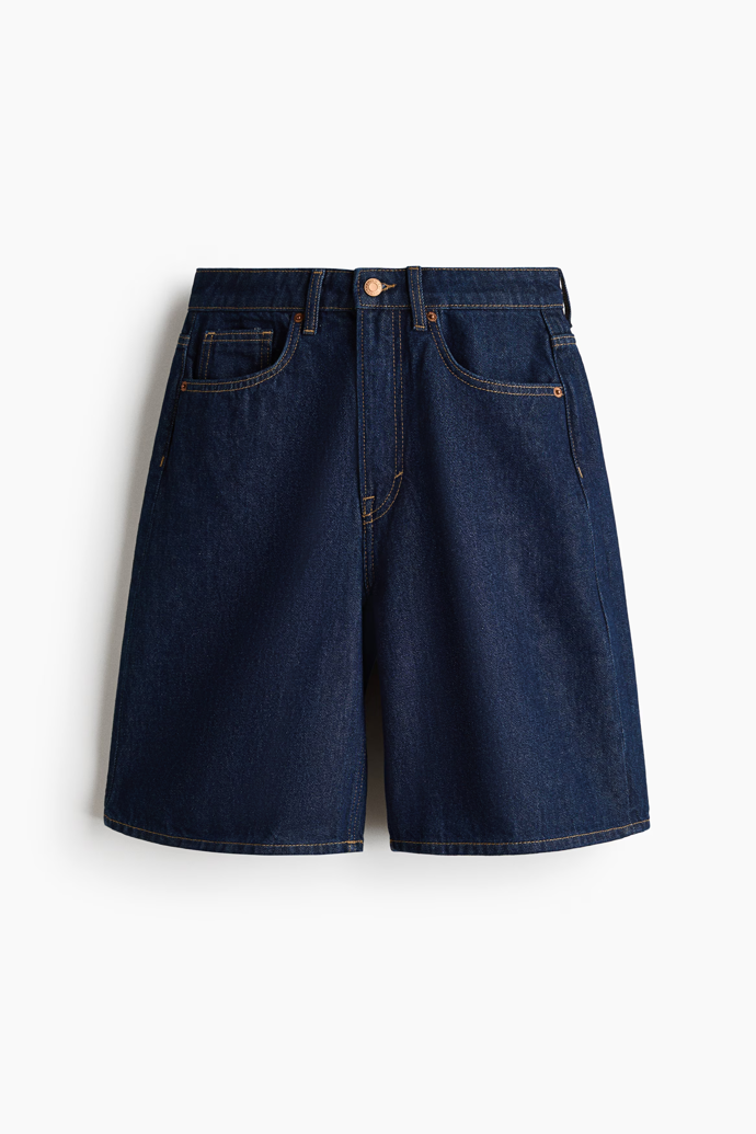 Džínové bermudy, H&M, 599 Kč