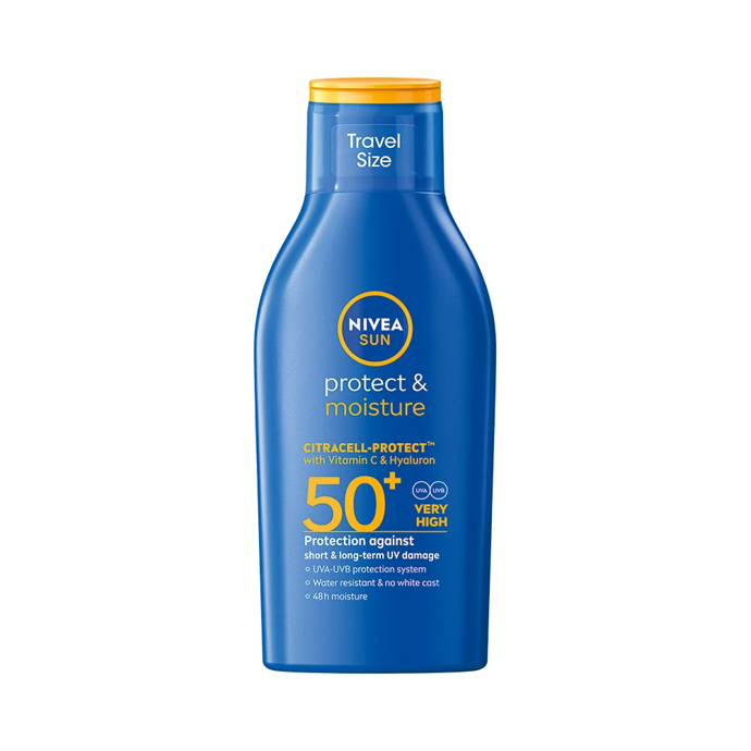 Cestovní mléko na opalování s SPF 50+, Nivea, 234 Kč
