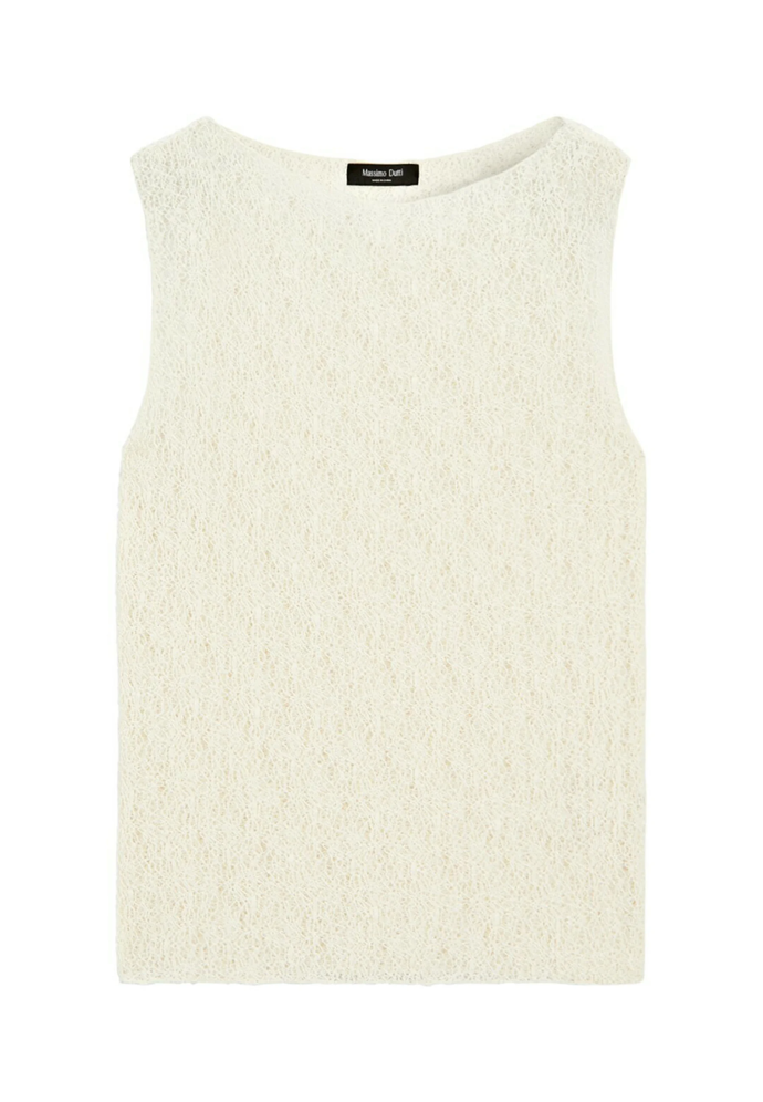 Háčkovaný top, Massimo Dutti, 899 Kč