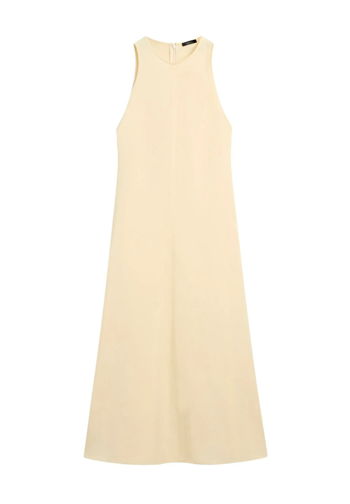 Lněné maxi šaty, Massimo Dutti, 3000 Kč