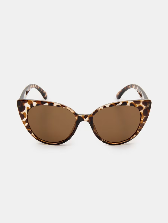 Sluneční brýle typu cat eye s leopardím vzorem, Sinsay, 89 Kč