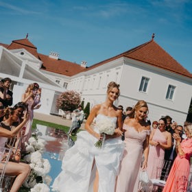 Kristína Víglaská byla krásná nevěsta.