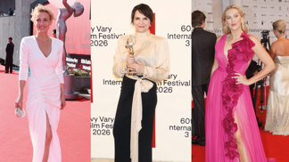 Krásné ženy a jejich róby byly ozdobou 60. ročníku karlovarského filmového festivalu.  Pořiďte si podobné z běžné konfekce. 