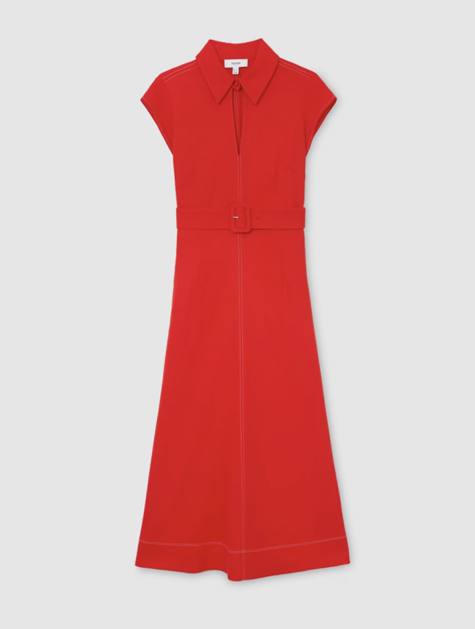 Šaty s límečkem a páskem Sloane, 8450 Kč, prodává Reiss
