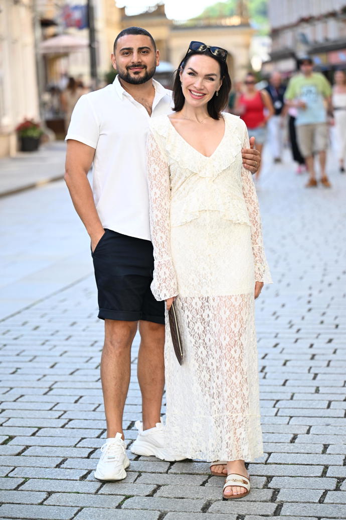 Kamila Nývltová a její partner.