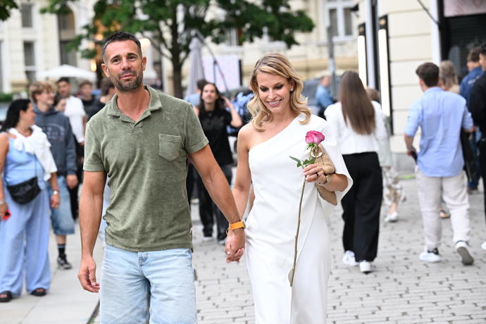 Petra Svoboda s partnerem Martinem Brnou. 