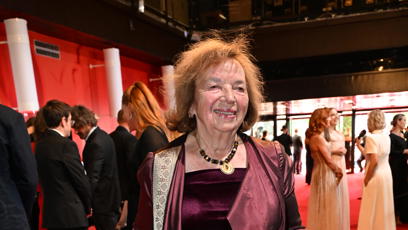 FOTO: Livia Klausová na červeném koberci.
