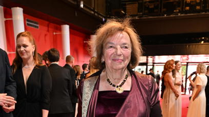 FOTO: Livia Klausová na červeném koberci.