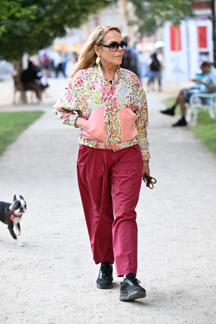 Dagmar Havlová si do Varů přivezla pejsky.