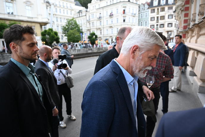 Prezident zavítal do Karlových Varů.