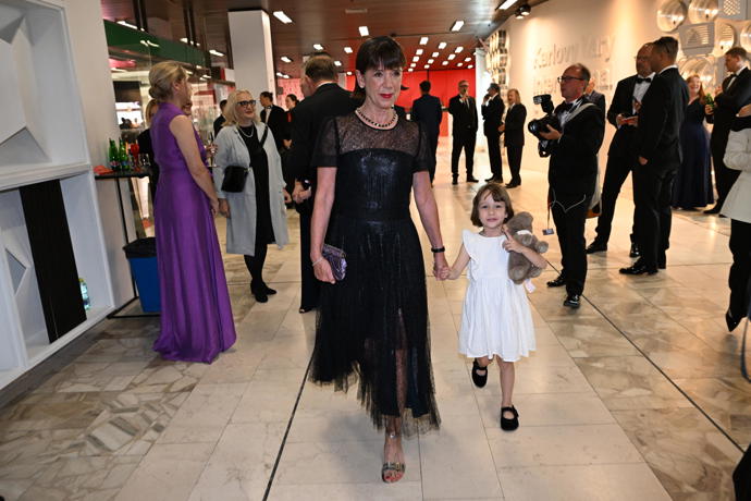 Andrea Bartošková s malou princeznou.