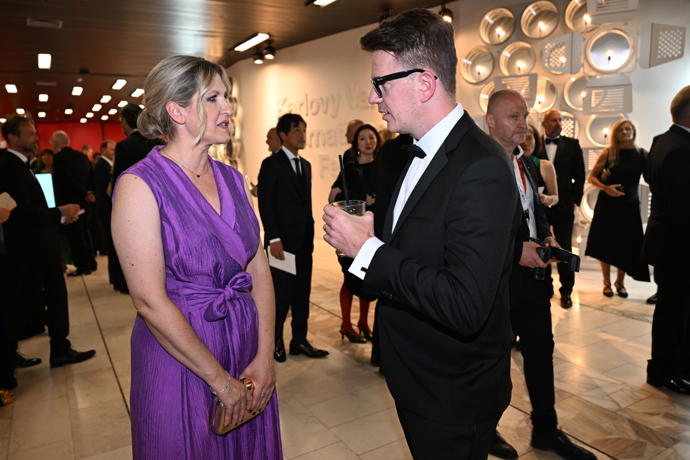  Hana Třeštíková na zakončení KVIFFU 2026.