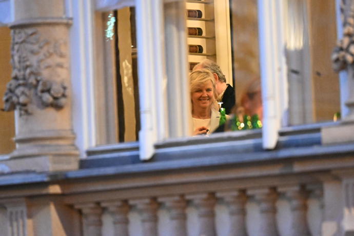 Eva Pavlová na setkání s filmaři.