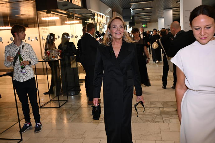 Dagmar Havlová dorazila v elegantním modelu.