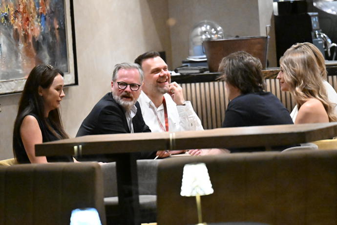Petr Fiala na večeři.
