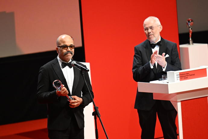 Americký herec Jeffrey Wright obdržel Cenu prezidenta Mezinárodního filmového festivalu Karlovy Vary.