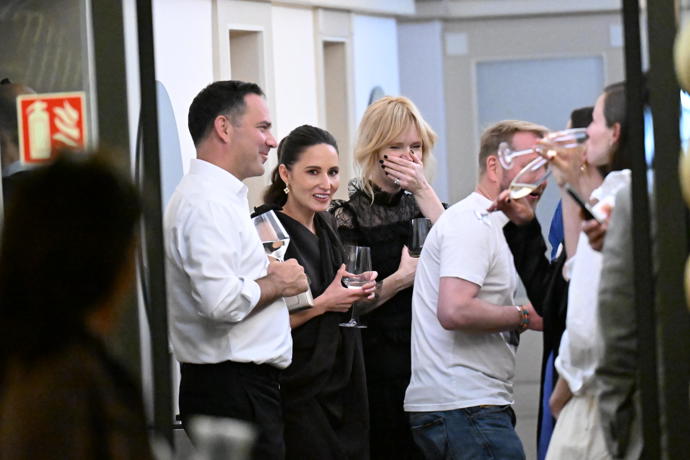 Aňa Geislerová na party v hotelu Embassy.
