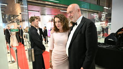FOTO: Petra Buzková na červeném koberci.