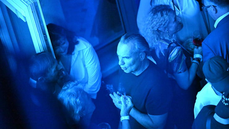 Jiří Macháček se baví.