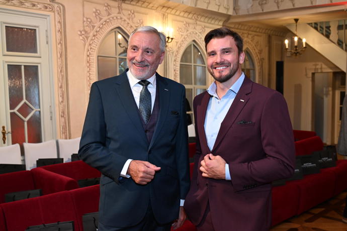 Jan Čenský se synem Maytášem.