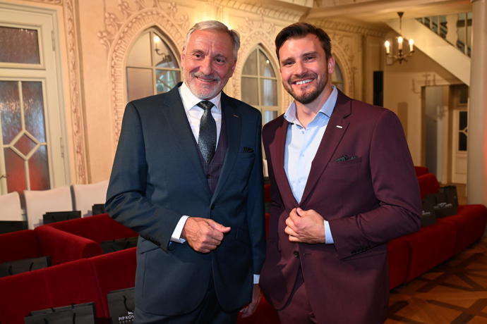 Jan se synem Matyášem Jan se synem Matyášem