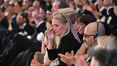 FOTO: Kateřina Bartošková byla během večera dojata k slzám, když byla řeč o jejím tatínkovi.