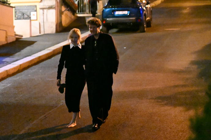 Oslava narozenin Jiřího Macháčka ve Varech.