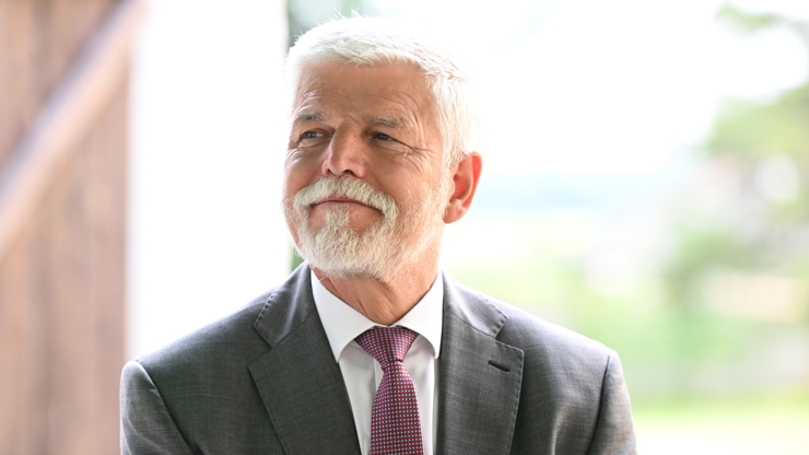 Petr Pavel vypadal spokojeně.