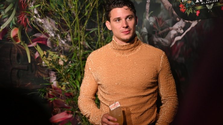 Sebastian Navrátil na party Don Papa.