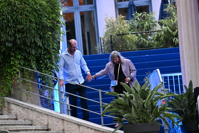 Martin Pechlát s Andreou Švehlíkovou.