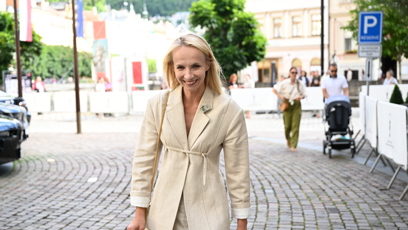 FOTO: Vysmátá Jana Plodková.