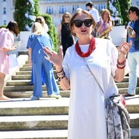 Eva Holubová na představení filmu Bardotky.