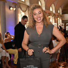 Zuzana Gamboa na přehlídce Martiny Pipkové Loudové.