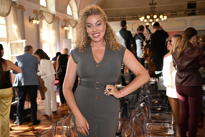 Zuzana Gamboa na přehlídce Martiny Pipkové Loudové.