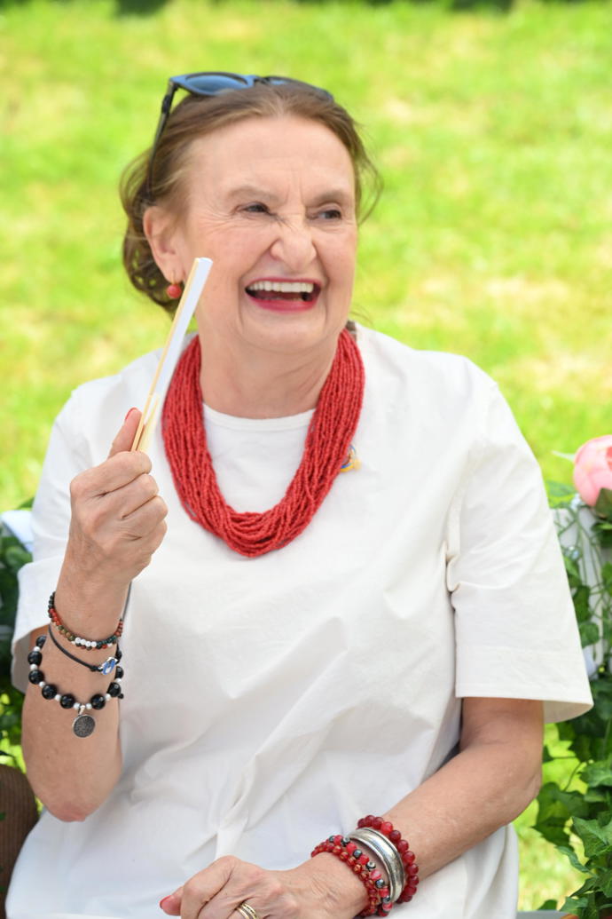 Eva Holubová nešetřila úsměvy.