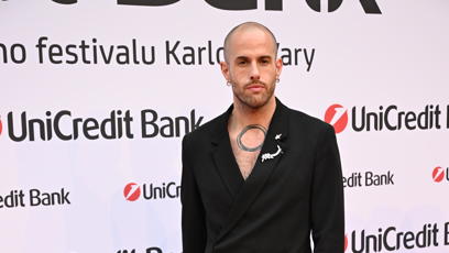 FOTO: Lukáš Macháček na party UniCredit Bank ve Varech.