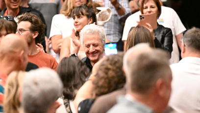FOTO: Dustin Hoffman byla samý úsměv.