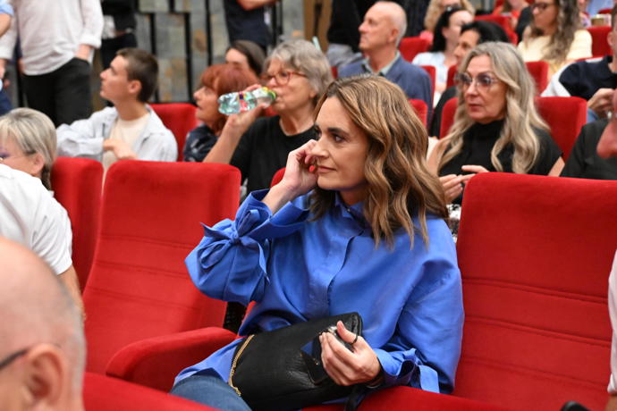 Daniela Brzobohatá na dokumentu Báry Basikové. 